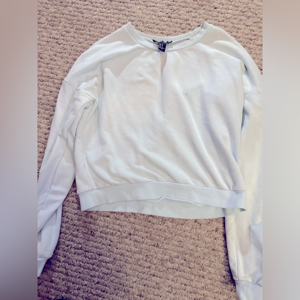 Baby Blue Sweatshirt Womens